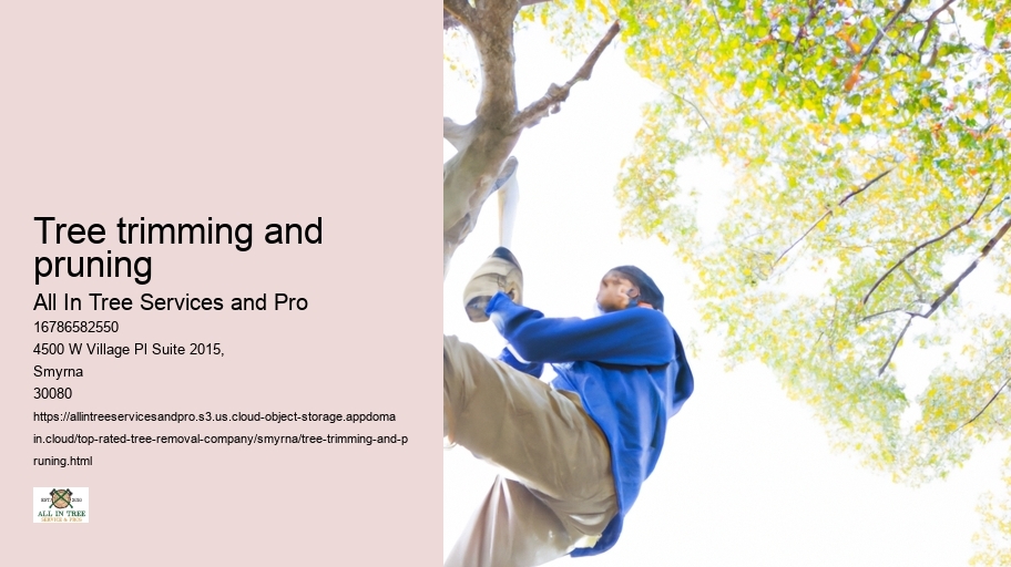 Tree trimming and pruning