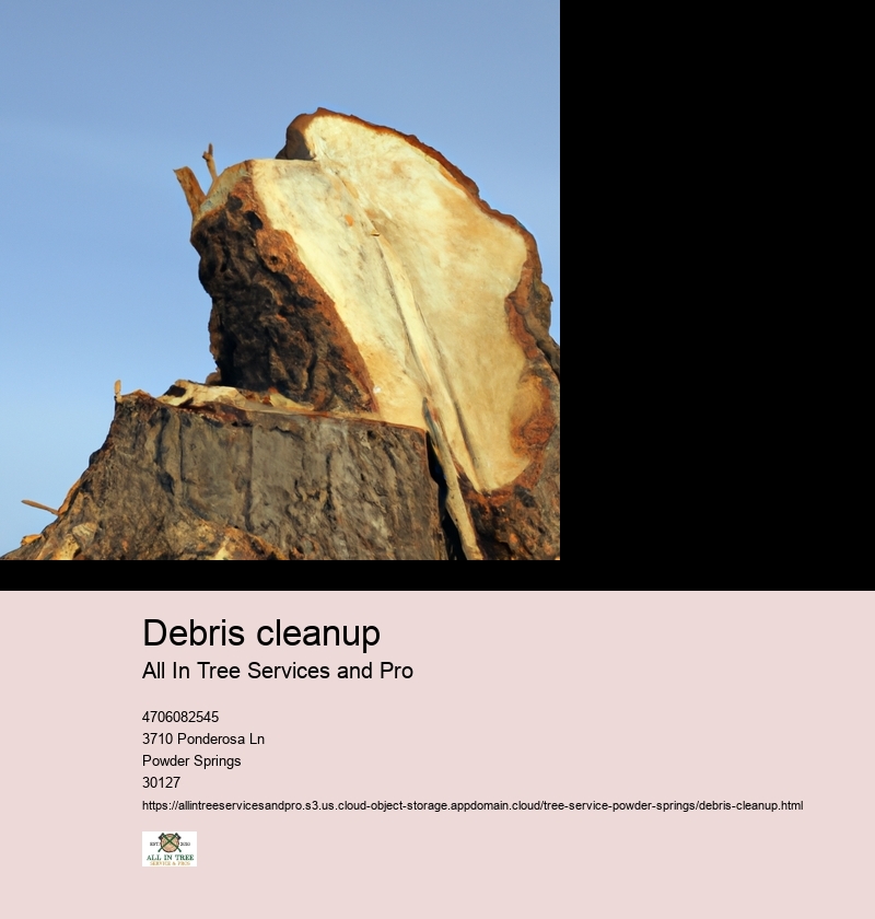 Importance of timely debris removal